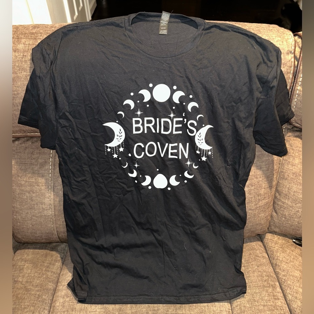 Brides Coven Black Tribe Short Sleeve Shirt Size 2XL Women’s Bridesmaid Wedding
